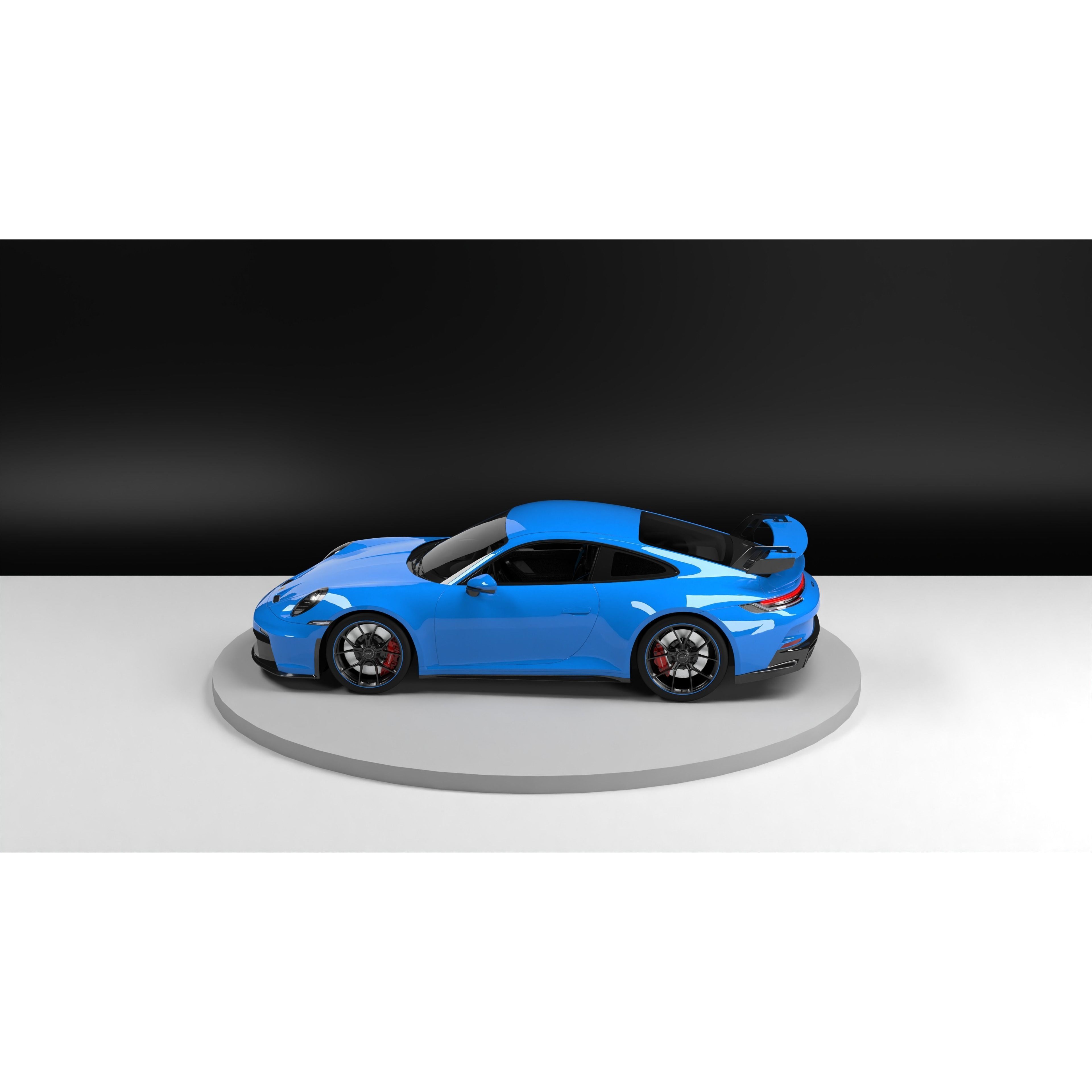Porsche 911 GT3 - Game-Ready 3D Model - View 41