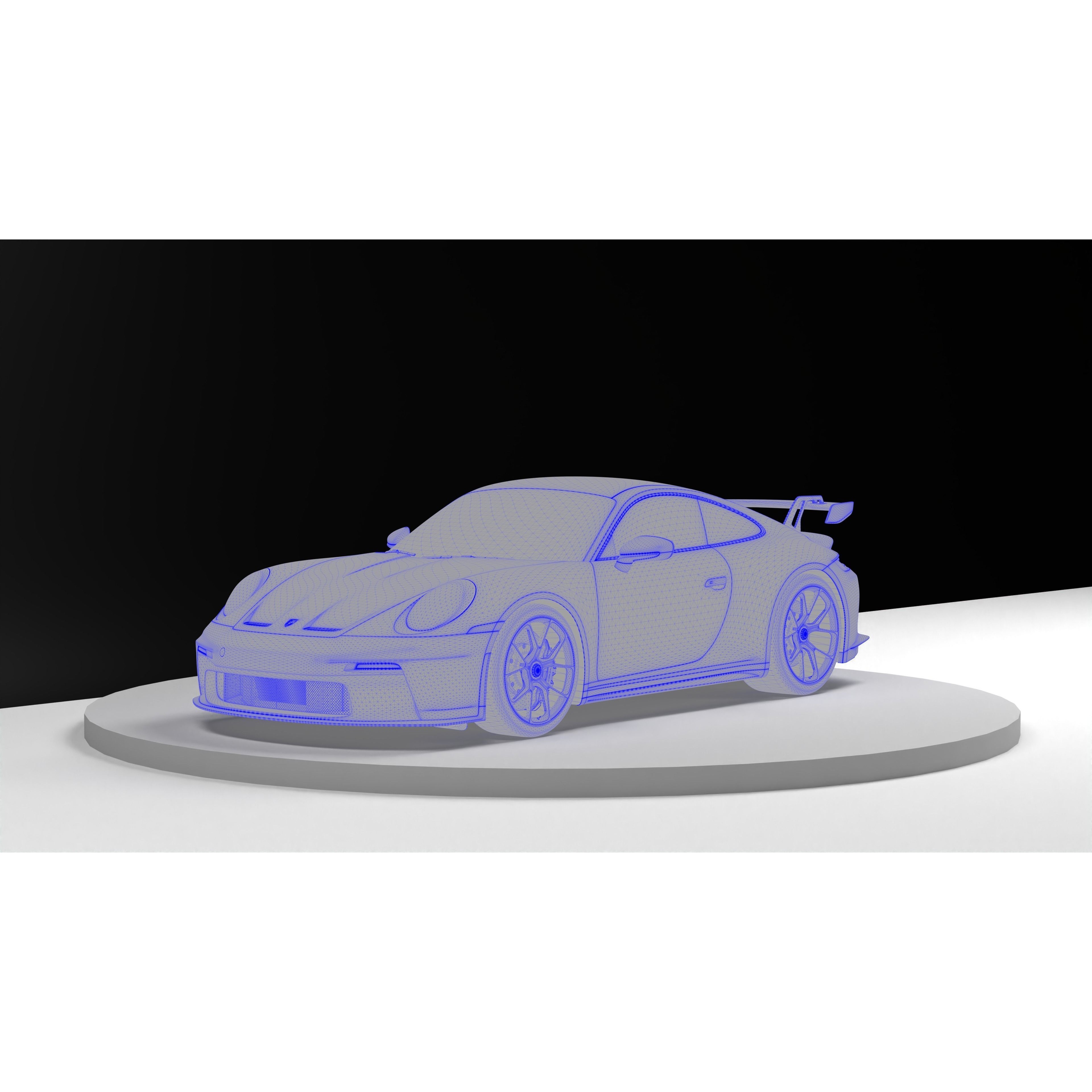 Porsche 911 GT3 - Game-Ready 3D Model - View 5