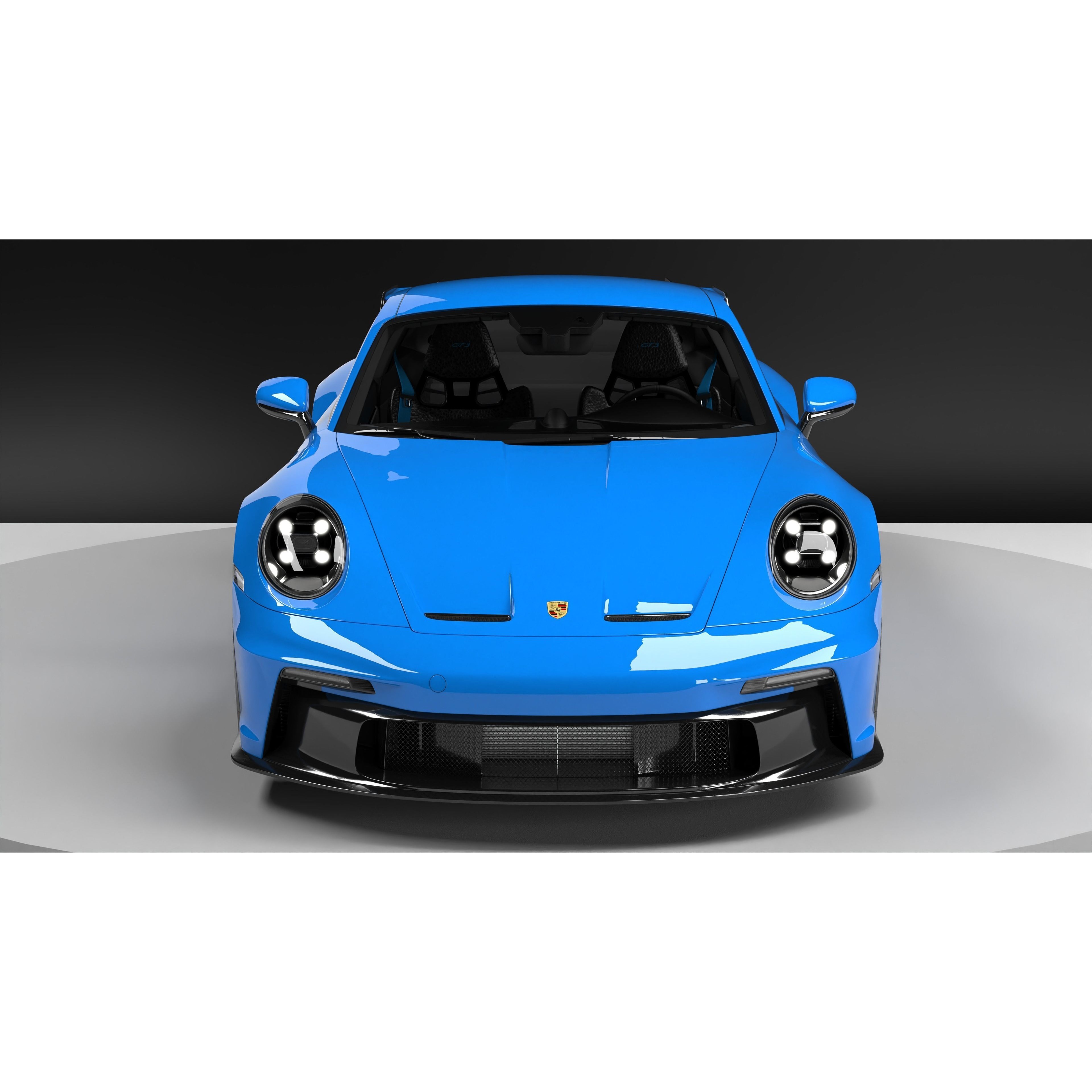 Porsche 911 GT3 - Game-Ready 3D Model - View 6