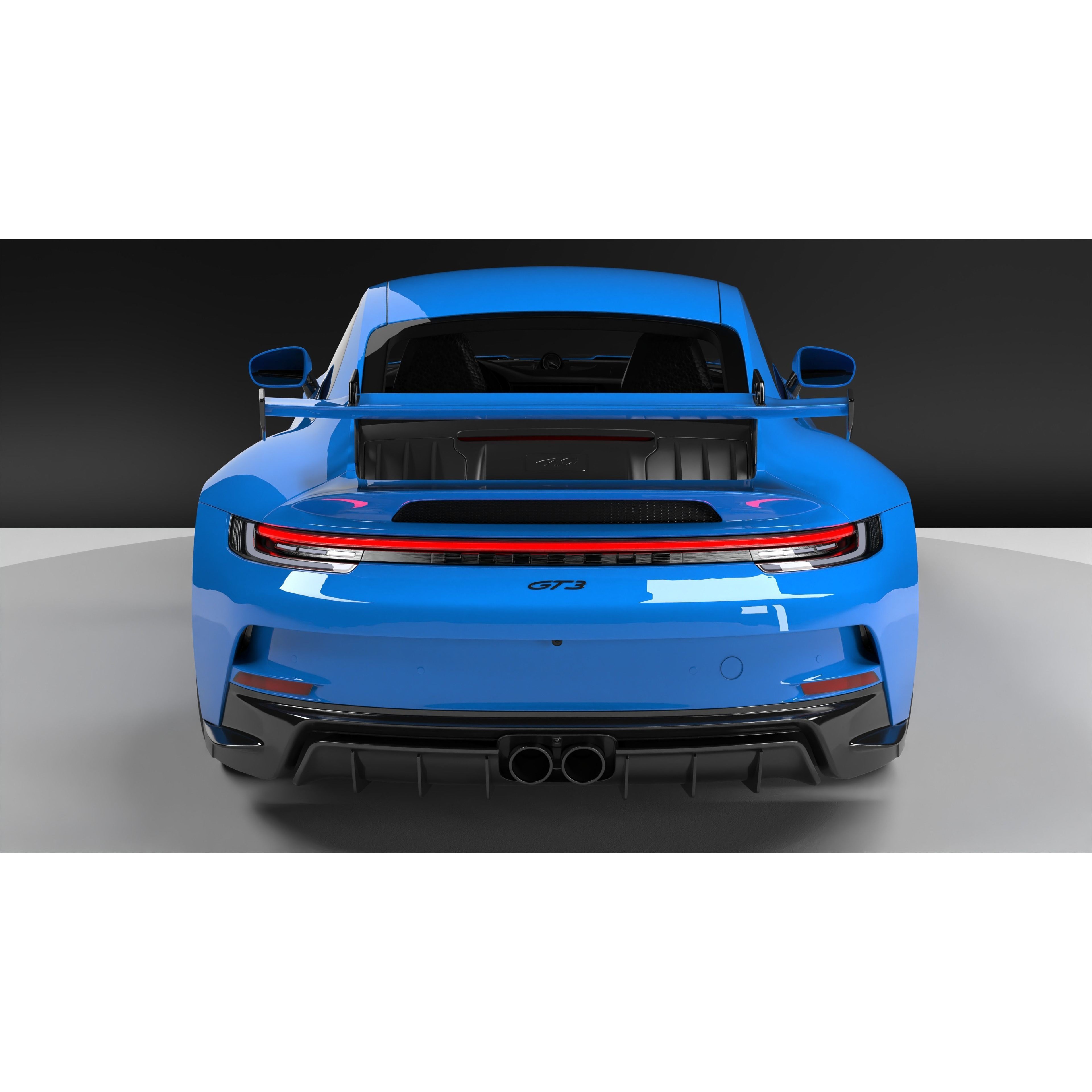 Porsche 911 GT3 - Game-Ready 3D Model - View 8