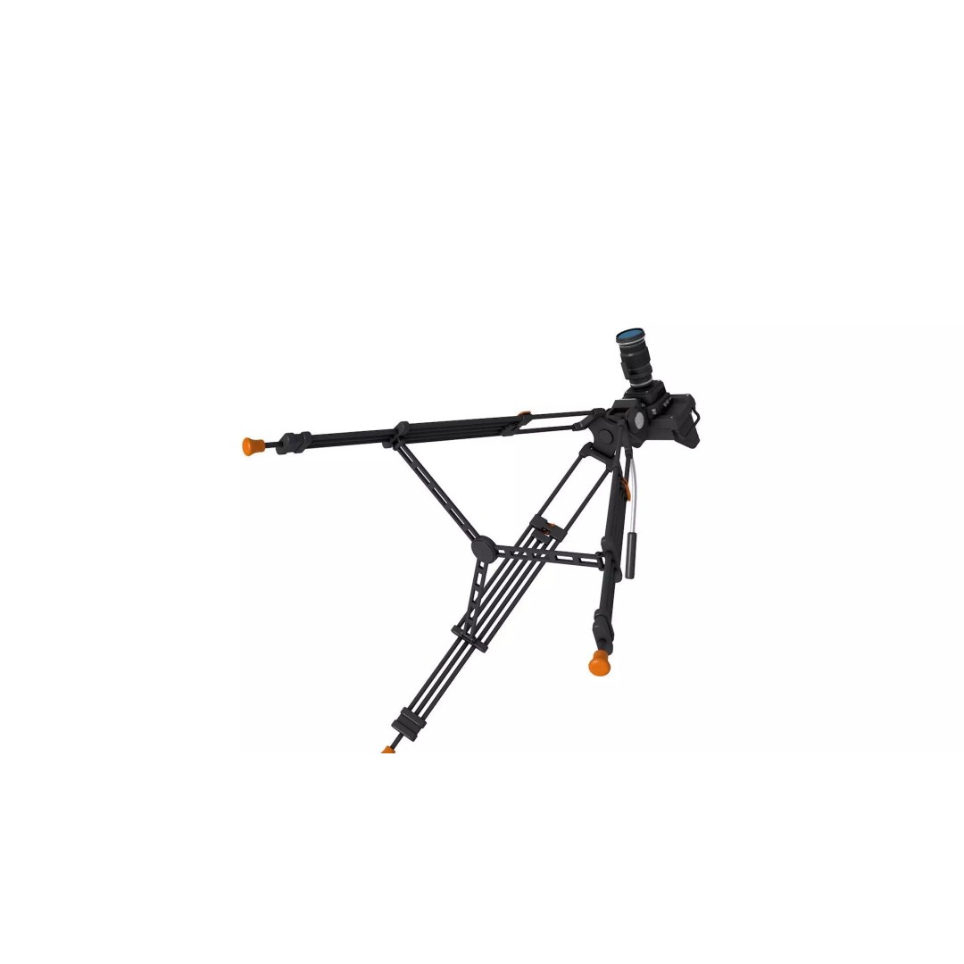 TV Studio Camera 3D Model – High-Quality Polygon Mesh for Film & Animation - View 8