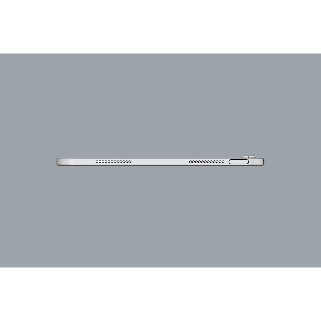 Apple iPad Air M2 3D Model – Real-World Scale, FBX & OBJ Formats - View 20