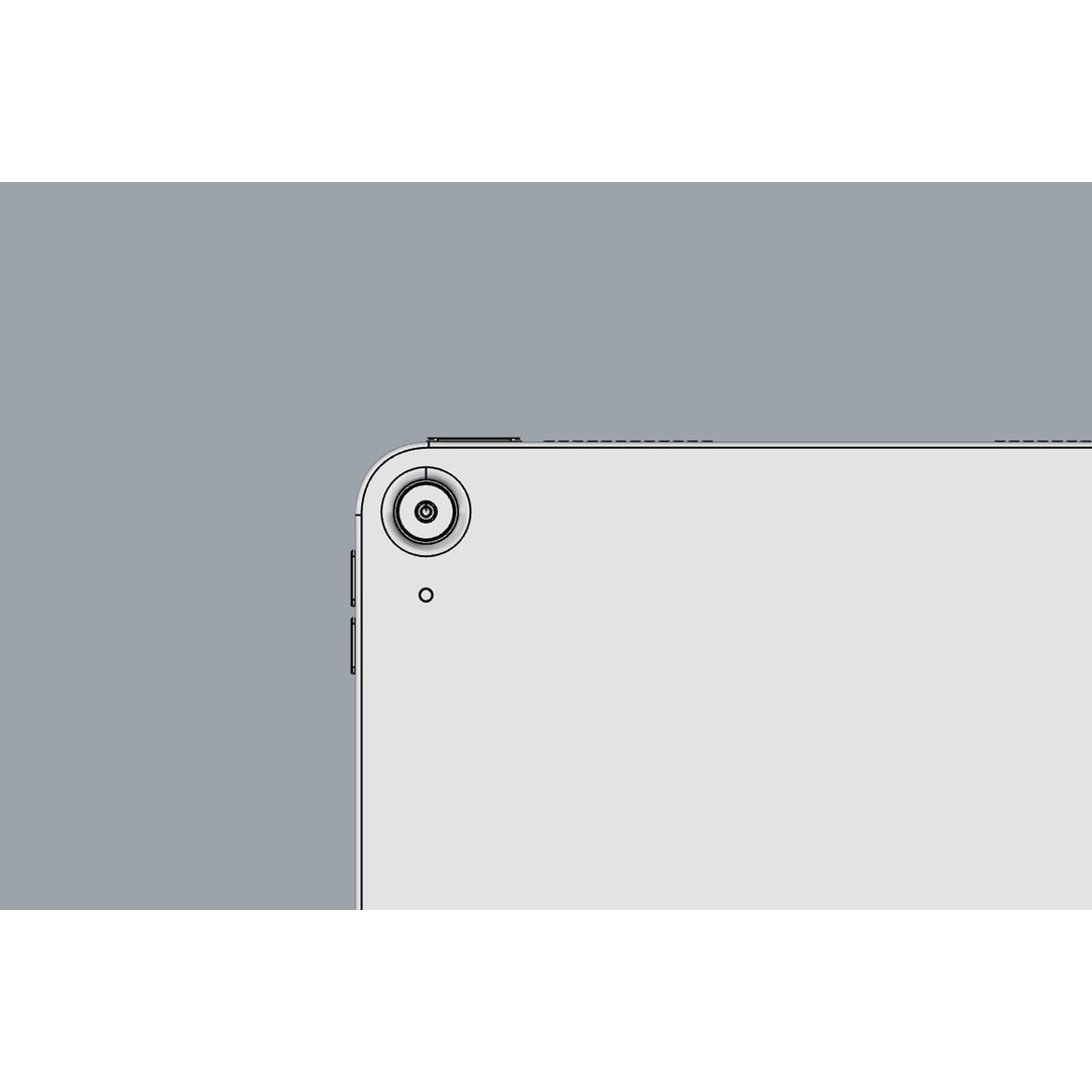 Apple iPad Air M2 3D Model – Real-World Scale, FBX & OBJ Formats - View 22