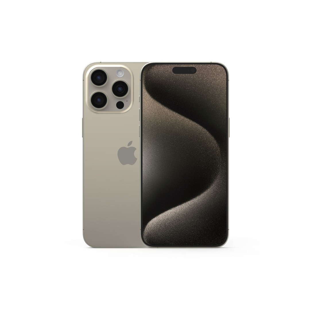 Apple iPhone 15 Pro 3D Model – Realistic Smartphone Asset, FBX/OBJ - View 10