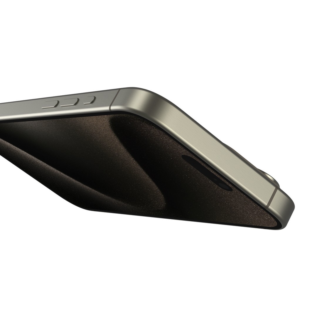 Apple iPhone 15 Pro 3D Model – Realistic Smartphone Asset, FBX/OBJ - View 16