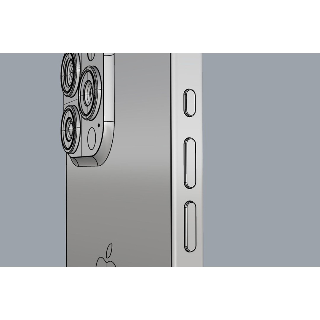 Apple iPhone 15 Pro 3D Model – Realistic Smartphone Asset, FBX/OBJ - View 27
