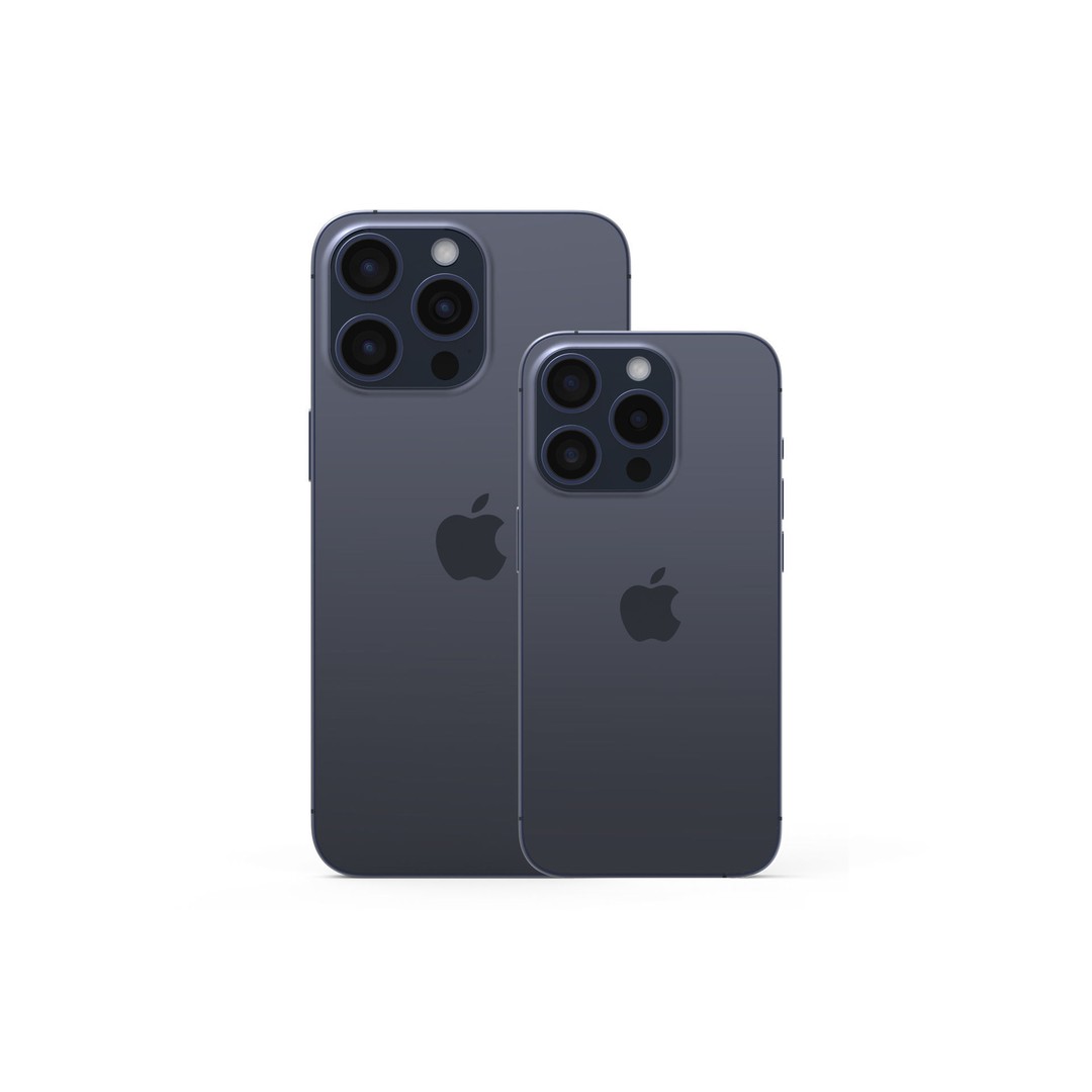 Apple iPhone 15 Pro 3D Model – Realistic Smartphone Asset, FBX/OBJ - View 5