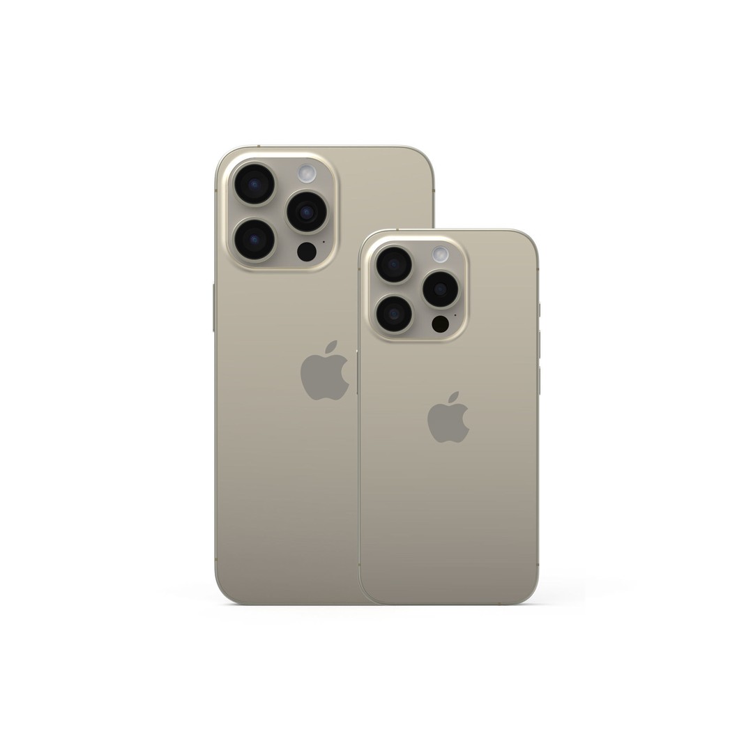 Apple iPhone 15 Pro 3D Model – Realistic Smartphone Asset, FBX/OBJ - View 6