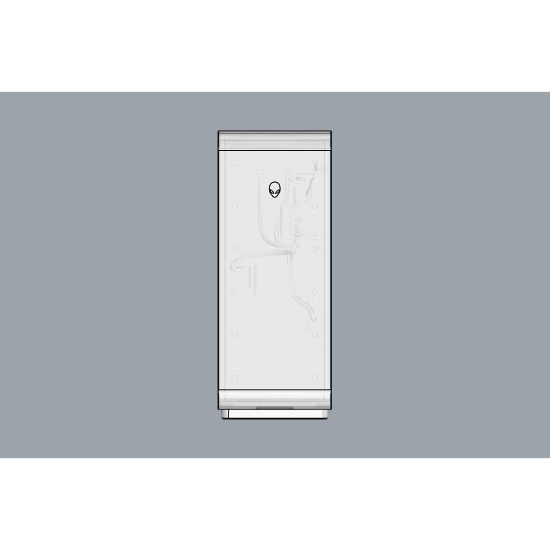 Alienware Area-51 Gaming Desktop 3D Model – High Poly PBR Asset, FBX/OBJ - View 15