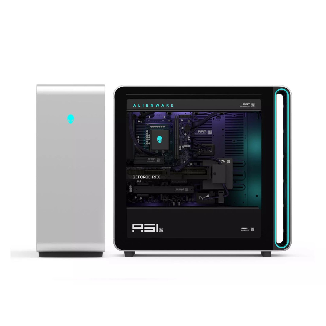 Alienware Area-51 Gaming Desktop 3D Model – High Poly PBR Asset, FBX/OBJ - View 2