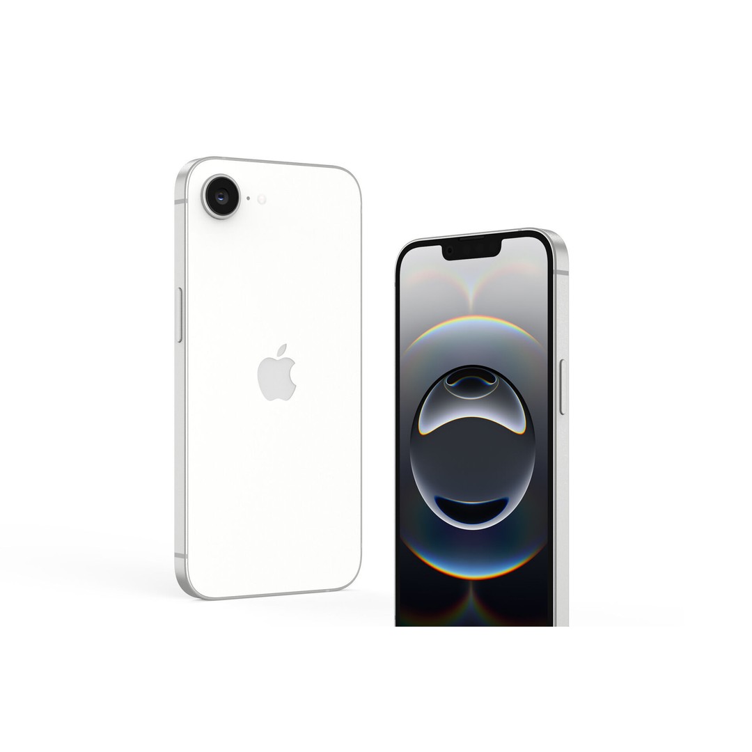 Apple iPhone 16e 3D Model – Realistic Smartphone Asset, FBX & OBJ - View 11
