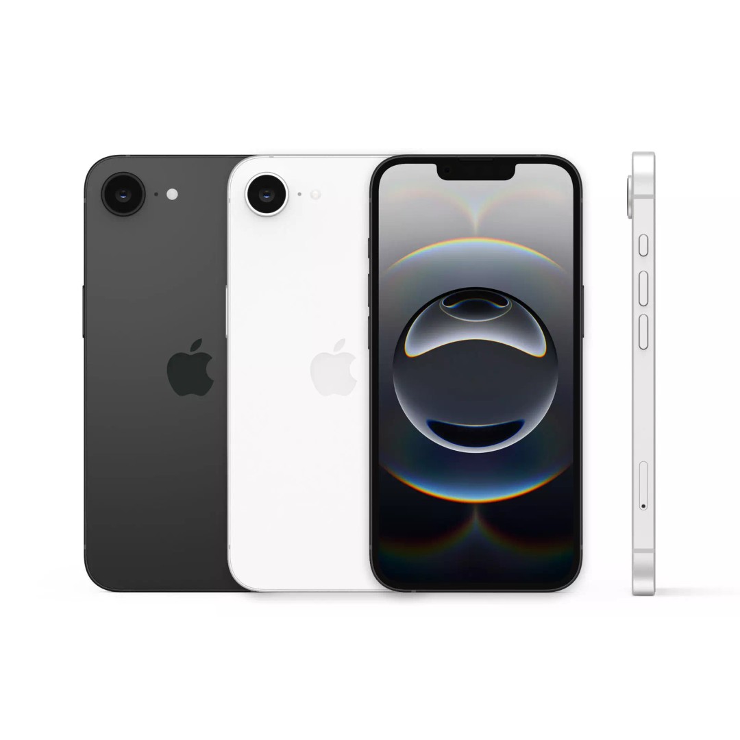 Apple iPhone 16e 3D Model – Realistic Smartphone Asset, FBX & OBJ - View 2