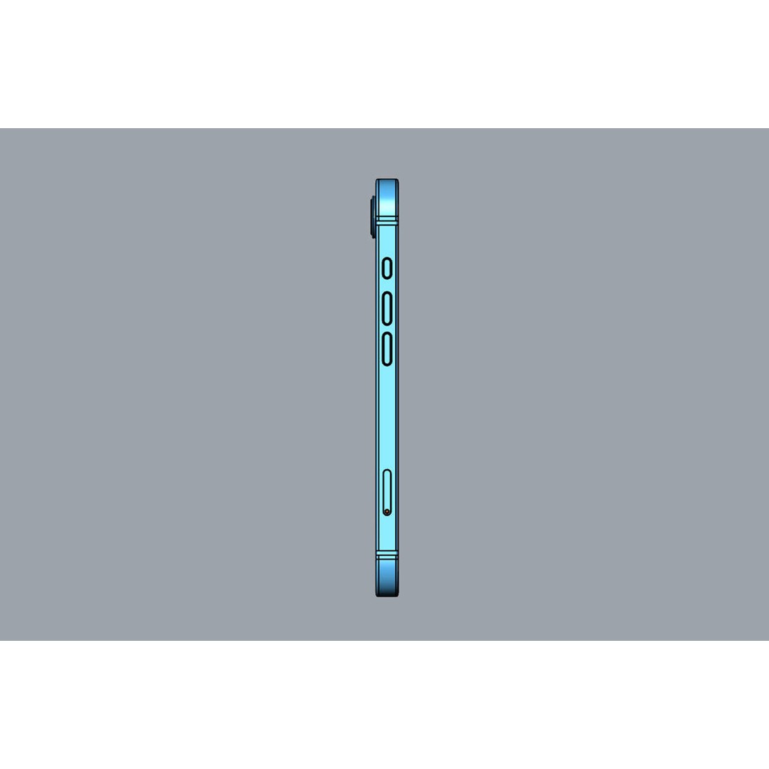 Apple iPhone 16e 3D Model – Realistic Smartphone Asset, FBX & OBJ - View 23