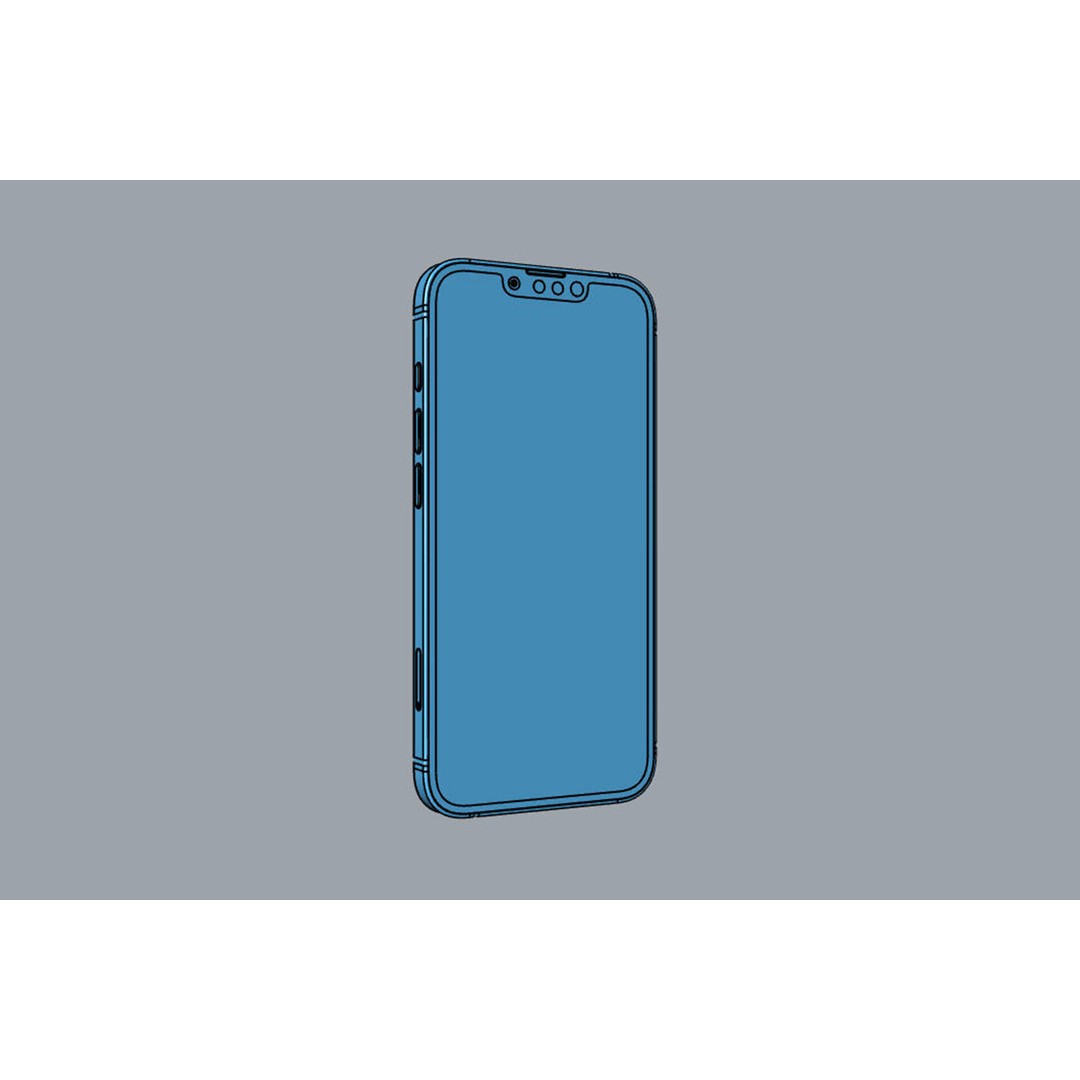 Apple iPhone 16e 3D Model – Realistic Smartphone Asset, FBX & OBJ - View 25