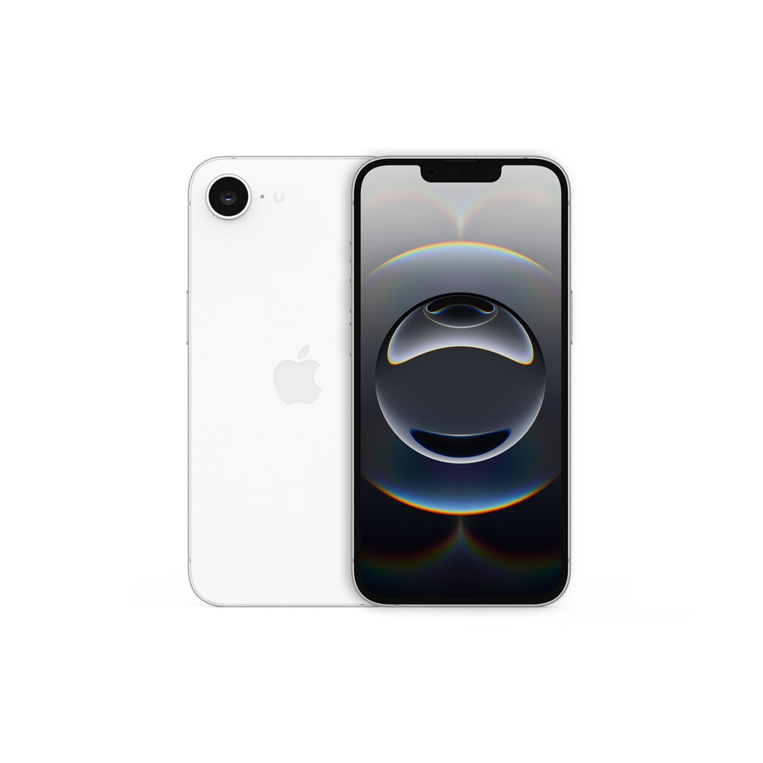 Apple iPhone 16e 3D Model – Realistic Smartphone Asset, FBX & OBJ - View 3