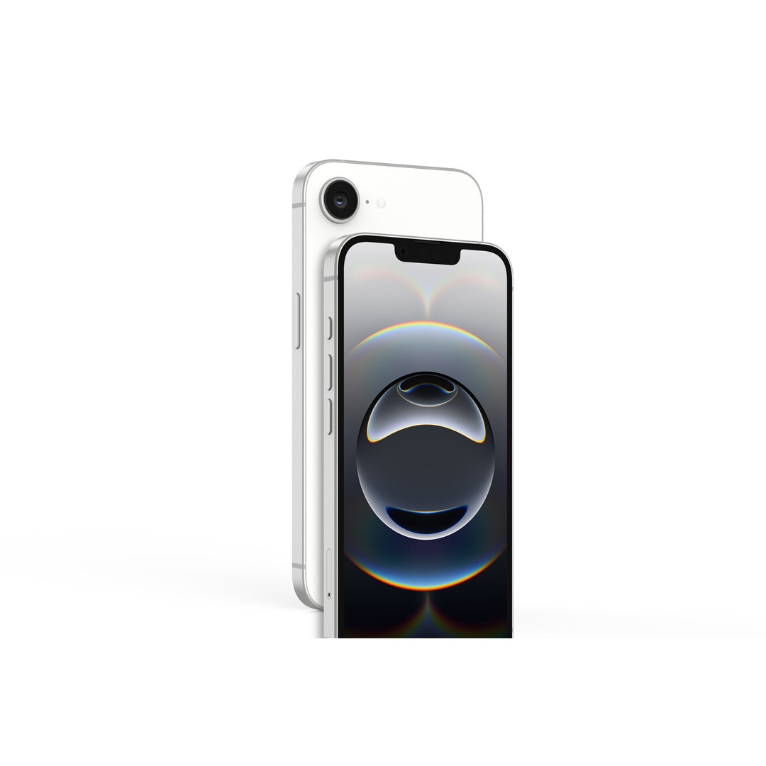 Apple iPhone 16e 3D Model – Realistic Smartphone Asset, FBX & OBJ - View 9