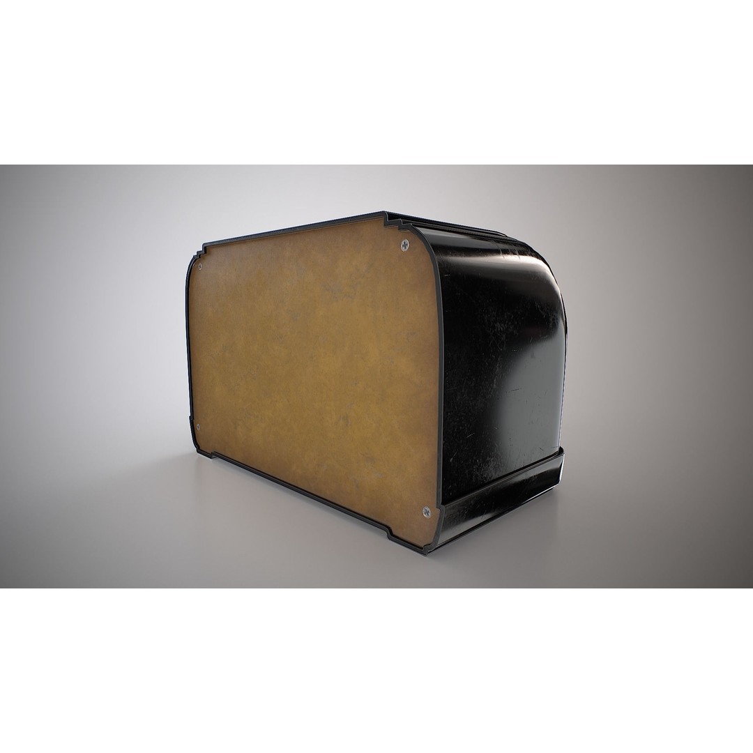 Retro Radio 3D Model – Low Poly Game Asset with PBR Textures, FBX - View 7