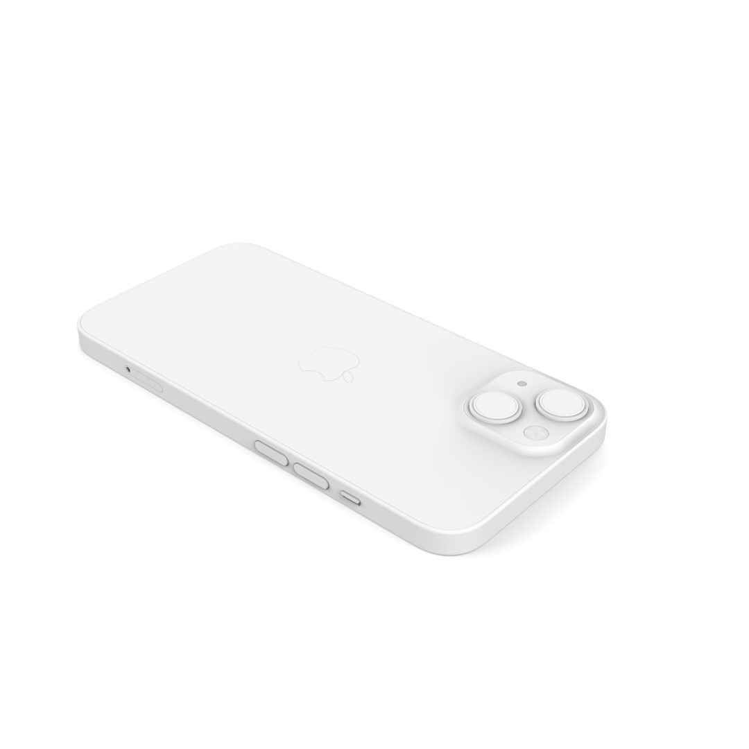 Apple iPhone 13 3D Model – High Poly Game Asset, FBX, OBJ, Rhino - View 16