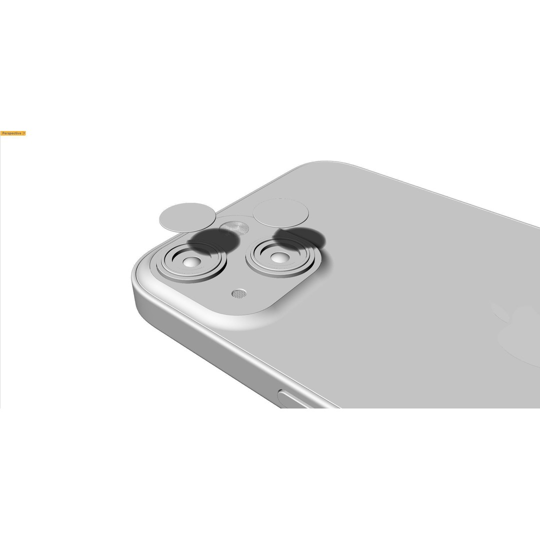 Apple iPhone 13 3D Model – High Poly Game Asset, FBX, OBJ, Rhino - View 27