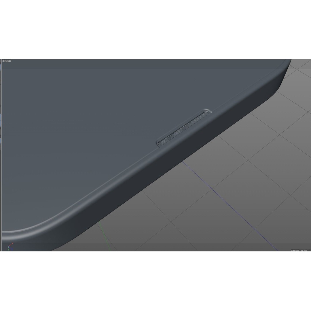 Apple iPhone 13 3D Model – High Poly Game Asset, FBX, OBJ, Rhino - View 31