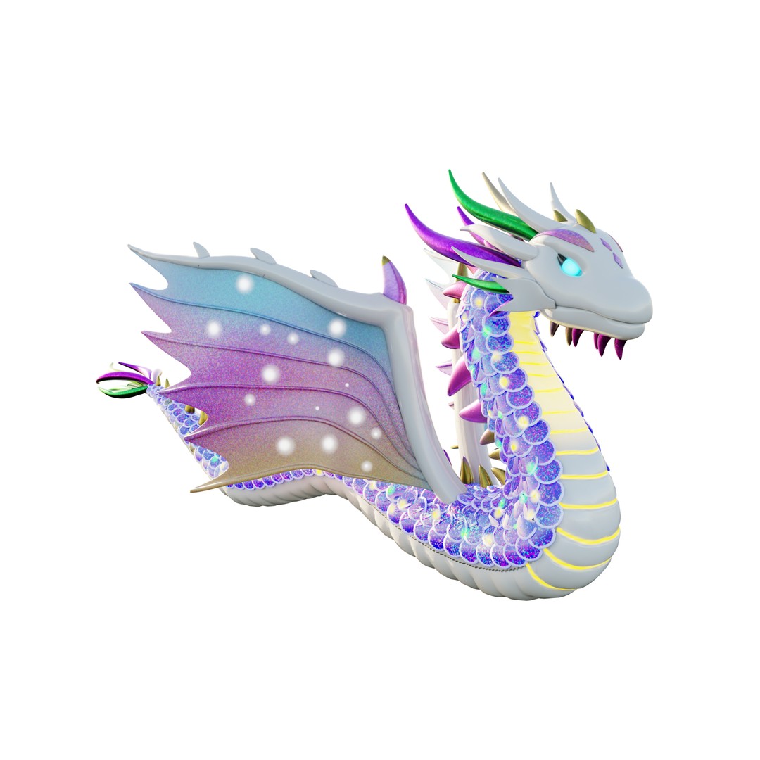 Electronic Pet Dragon Toy 3D Model – Low Poly PBR Asset, FBX - View 10