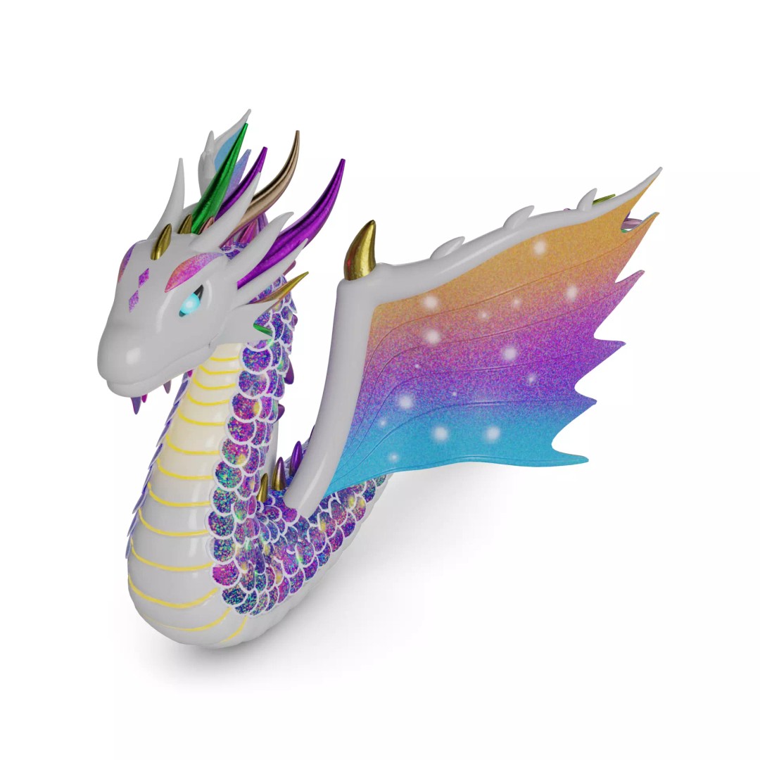 Electronic Pet Dragon Toy 3D Model – Low Poly PBR Asset, FBX - View 2