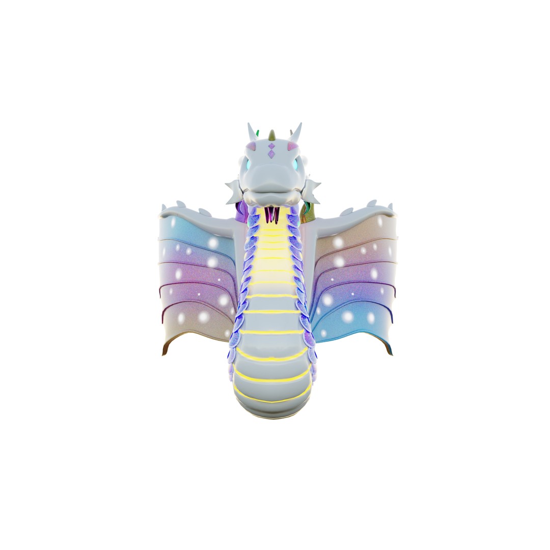 Electronic Pet Dragon Toy 3D Model – Low Poly PBR Asset, FBX - View 4