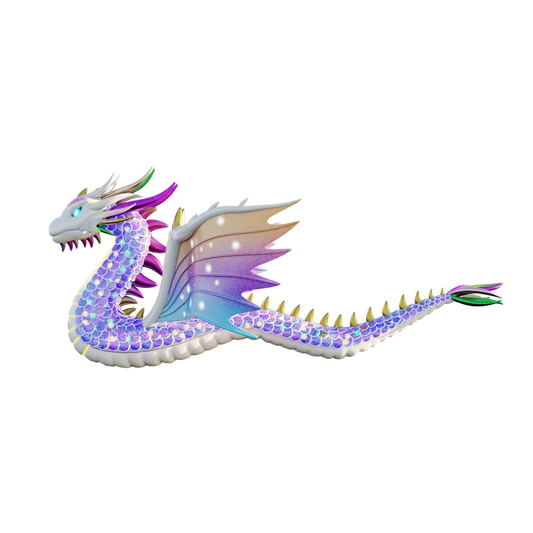 Electronic Pet Dragon Toy 3D Model – Low Poly PBR Asset, FBX - View 5