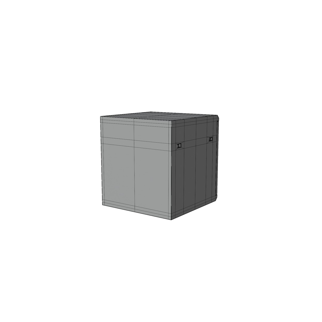 Wall Mount Network Cabinet 3D Model – High Poly PBR Asset, FBX, OBJ - View 18