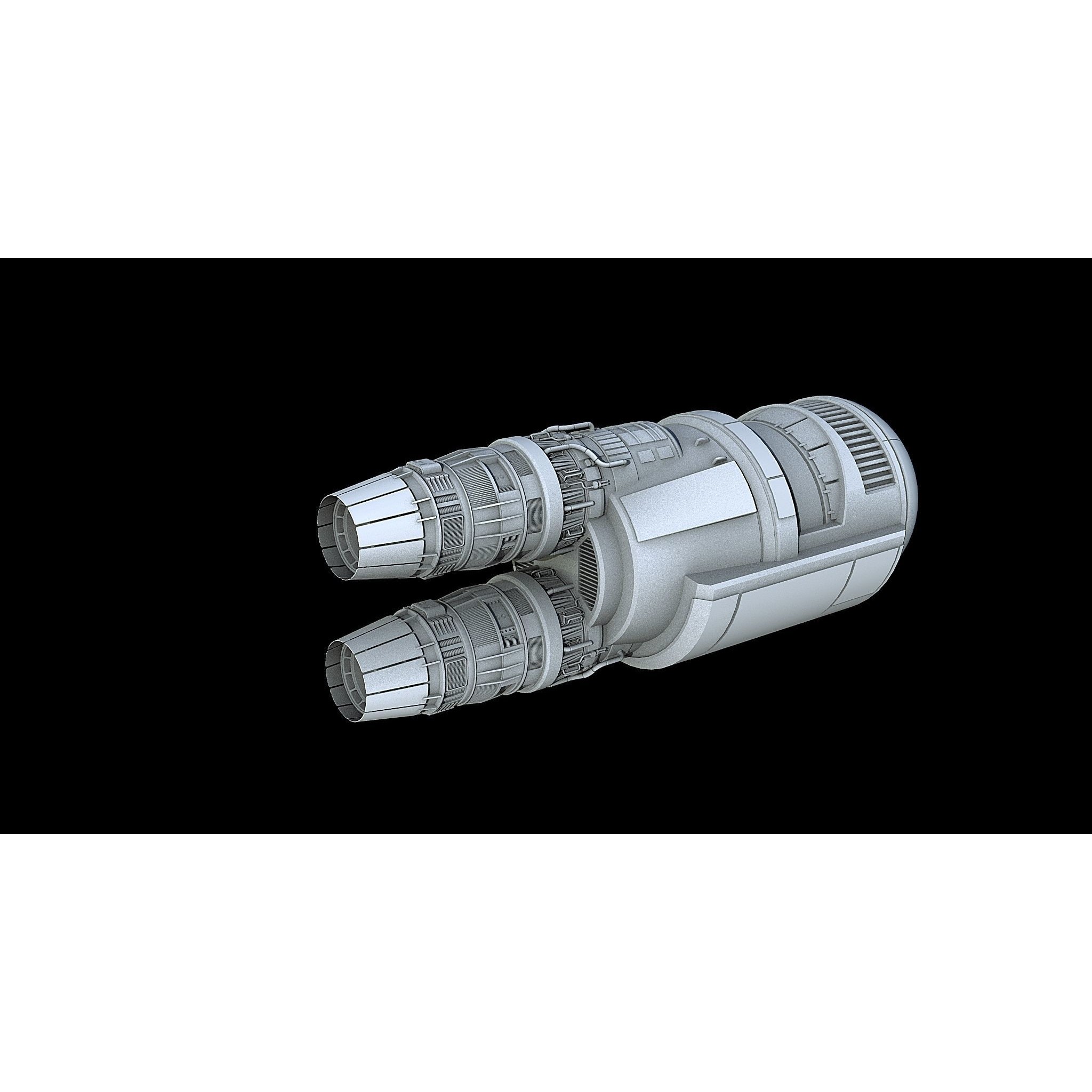 Sci-Fi Engine Pack - Game-Ready 3D Model - View 18