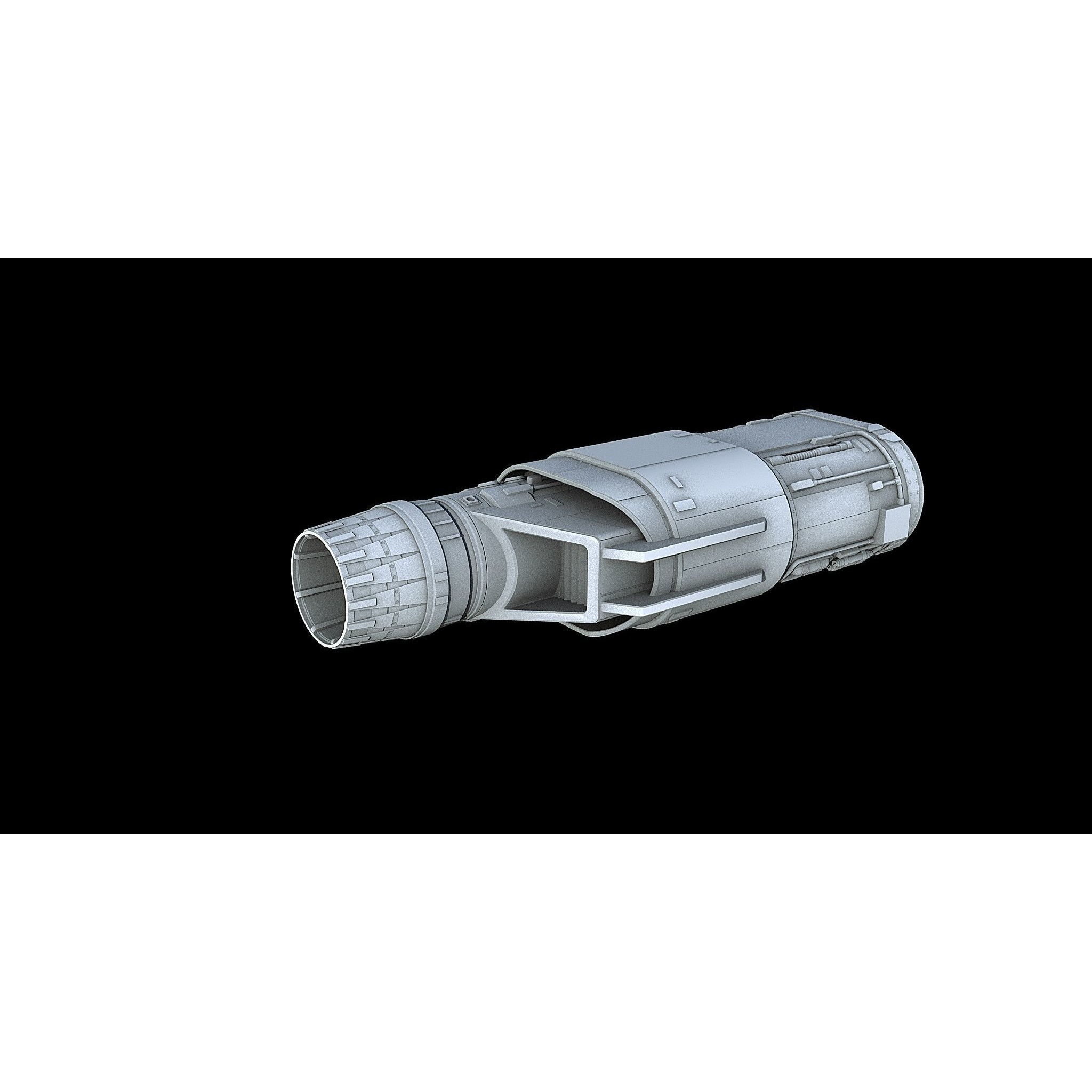 Sci-Fi Engine Pack - Game-Ready 3D Model - View 20