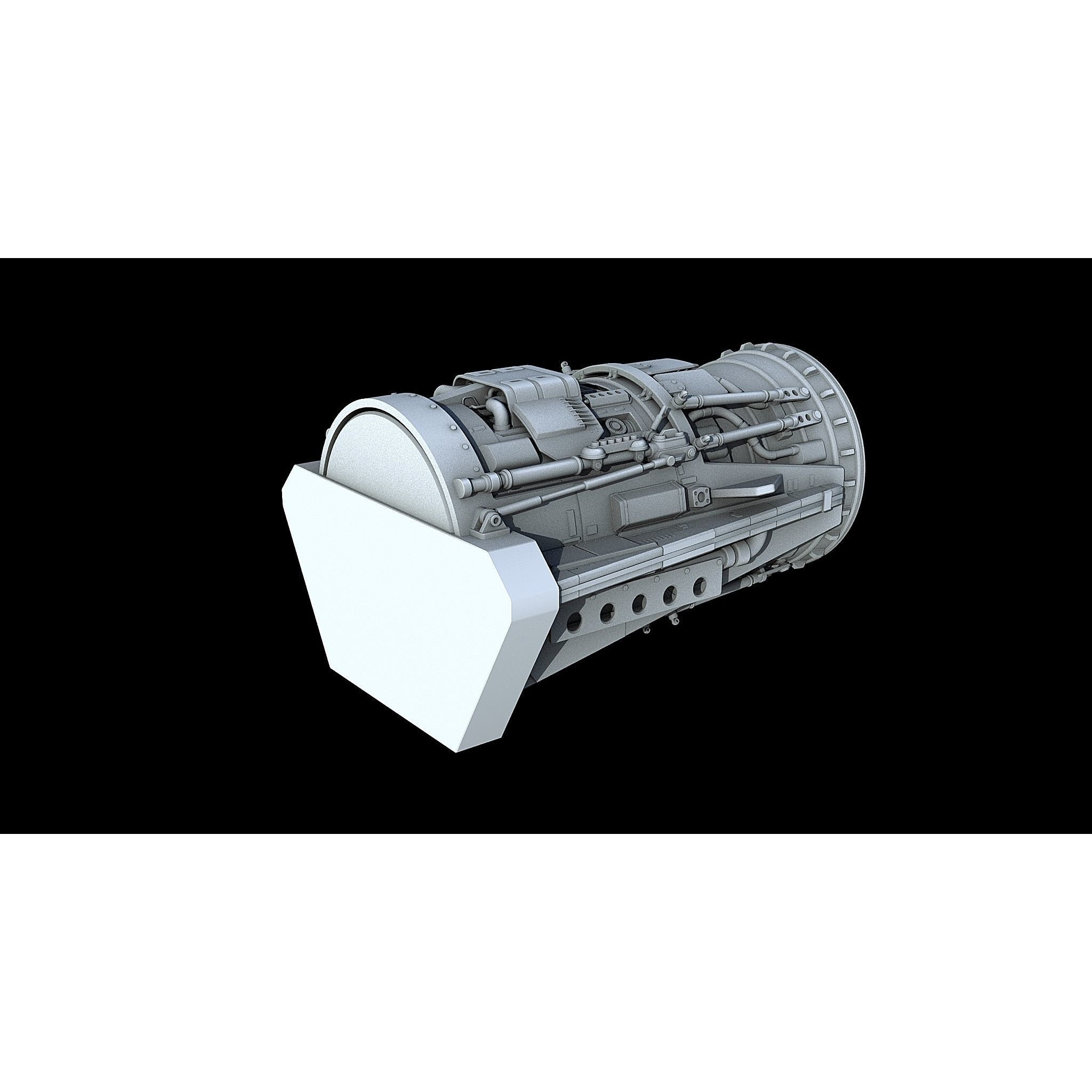 Sci-Fi Engine Pack - Game-Ready 3D Model - View 23