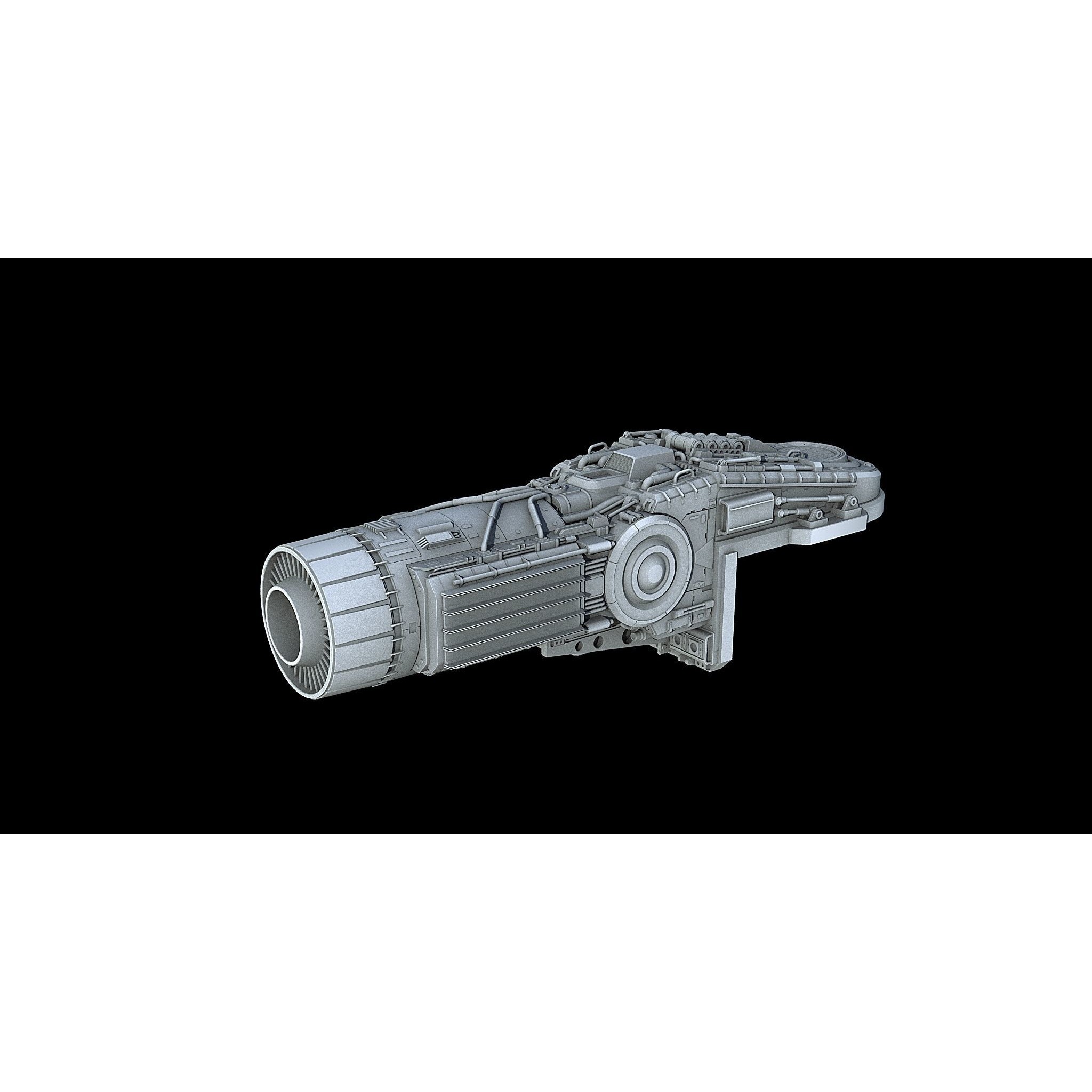 Sci-Fi Engine Pack - Game-Ready 3D Model - View 26