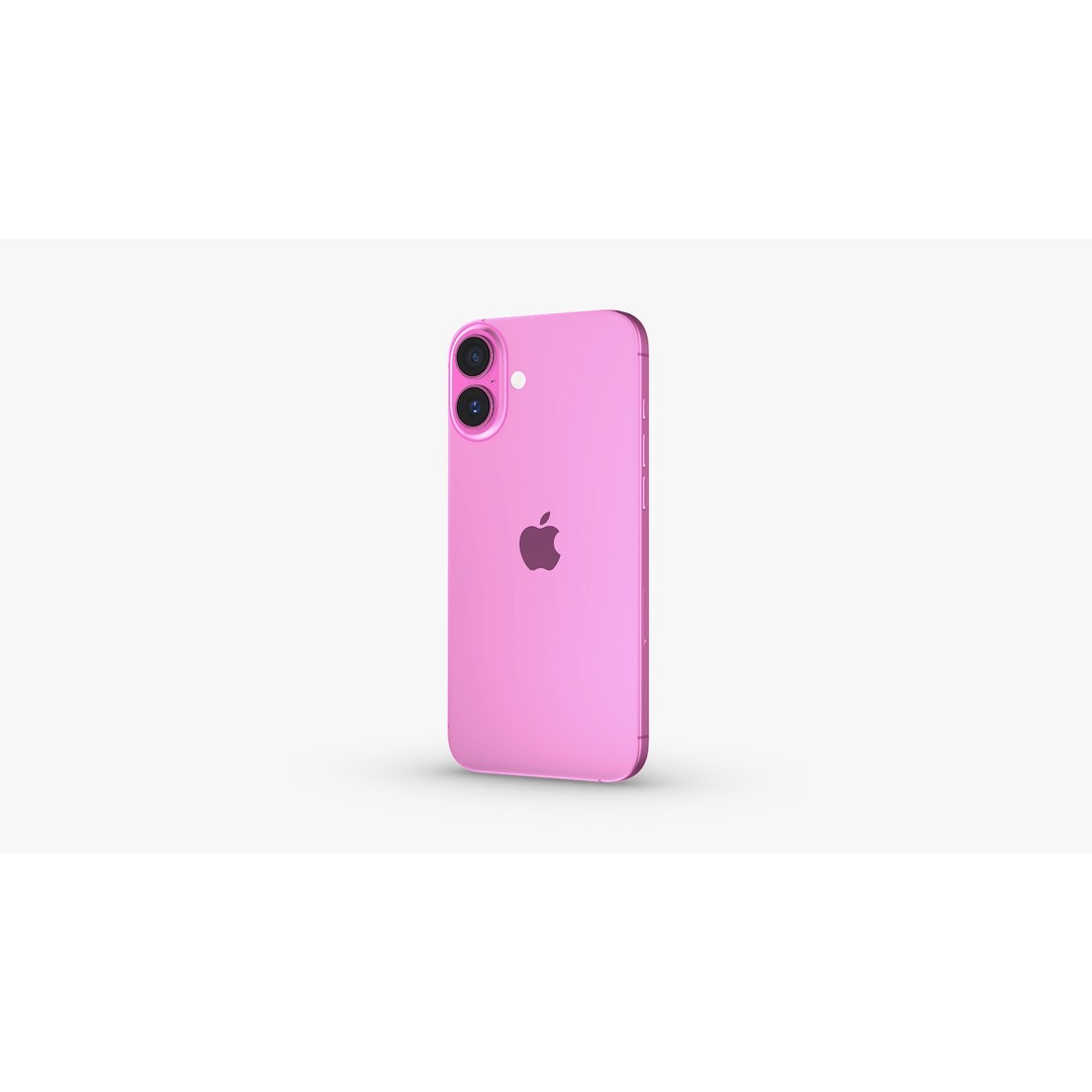 iPhone 16 Collection 3D Model – High Poly PBR Asset, E3D & OBJ Formats - View 43