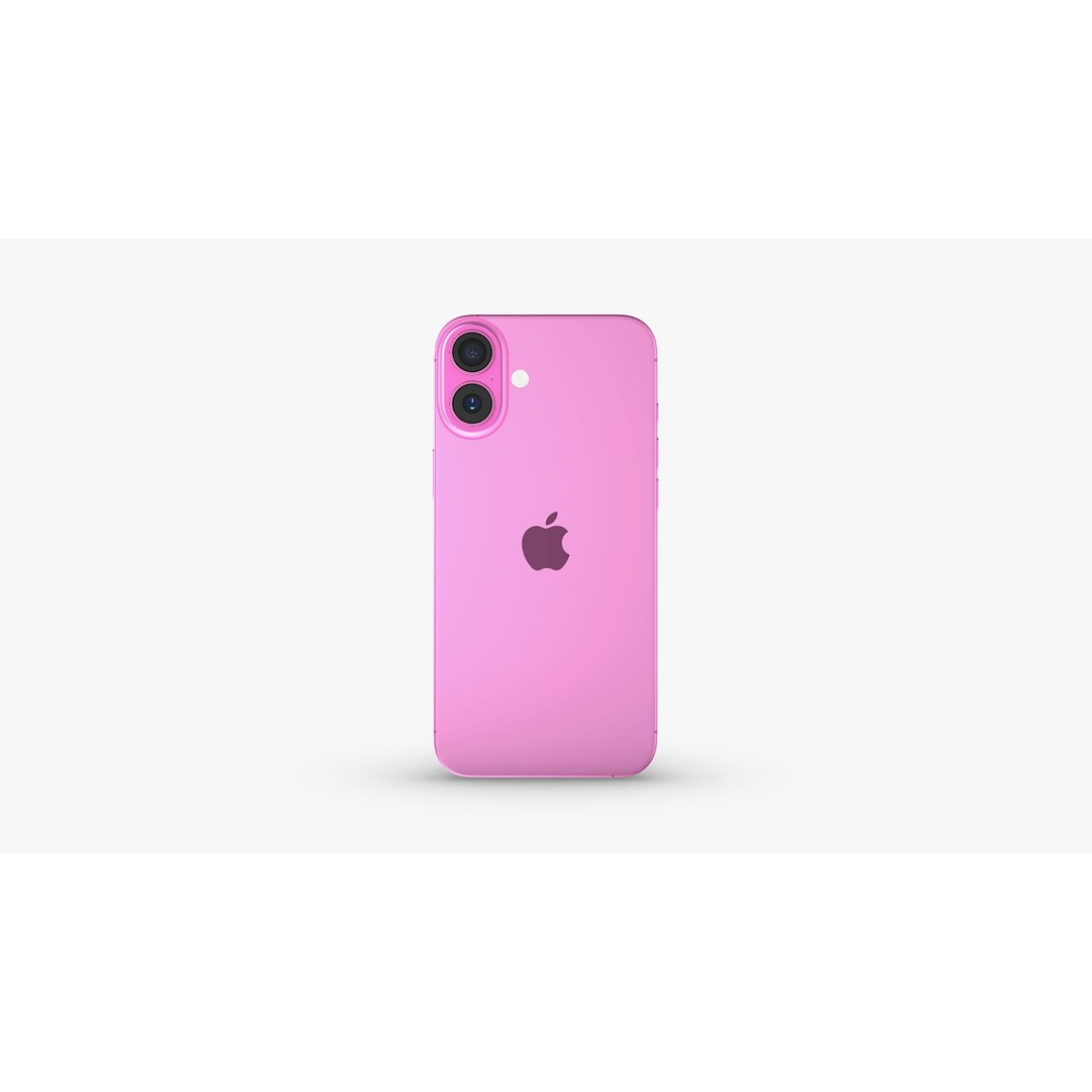 iPhone 16 Collection 3D Model – High Poly PBR Asset, E3D & OBJ Formats - View 45