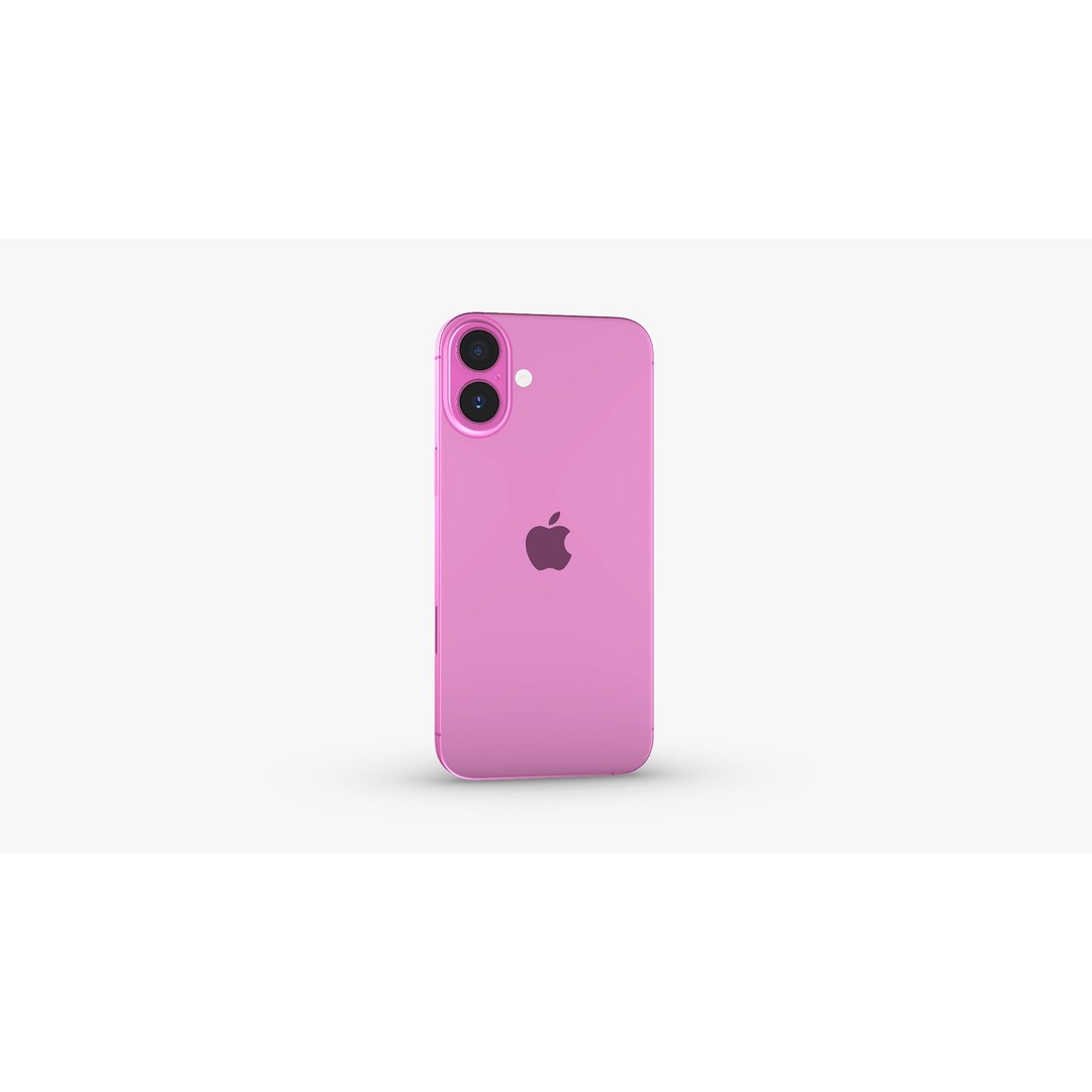 iPhone 16 Collection 3D Model – High Poly PBR Asset, E3D & OBJ Formats - View 46