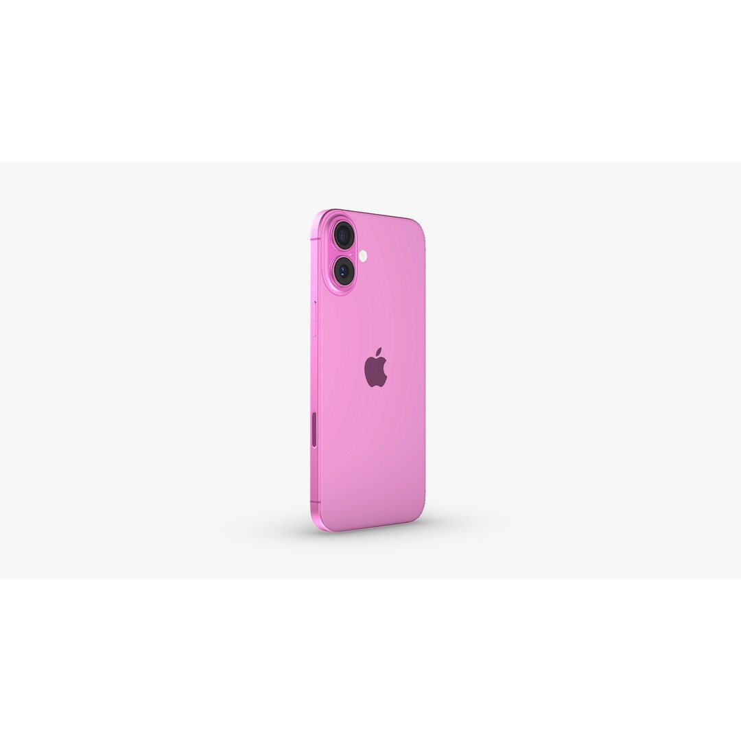 iPhone 16 Collection 3D Model – High Poly PBR Asset, E3D & OBJ Formats - View 48