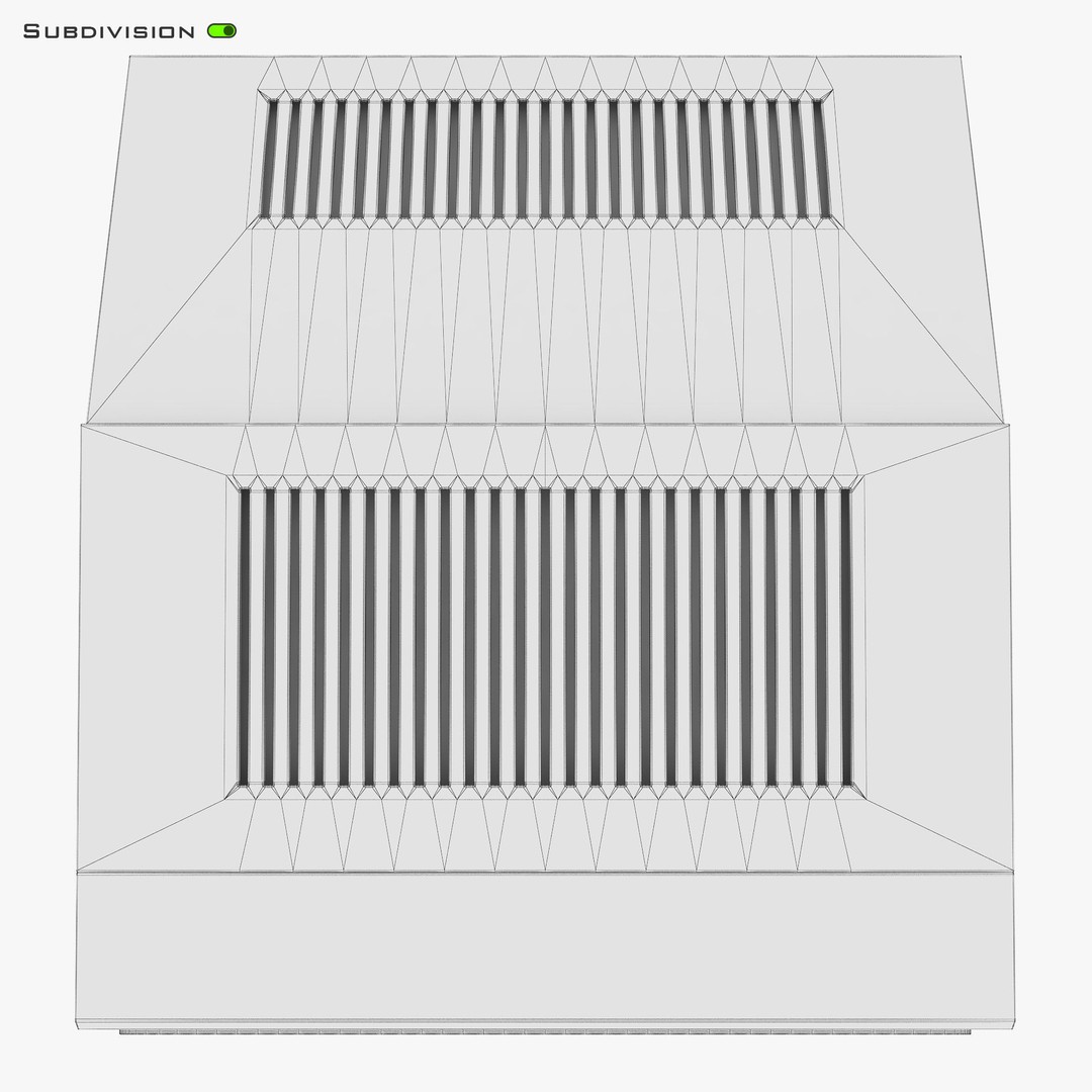 CRT Monitor 3D Model – High Poly Vintage Display, FBX, OBJ - View 32