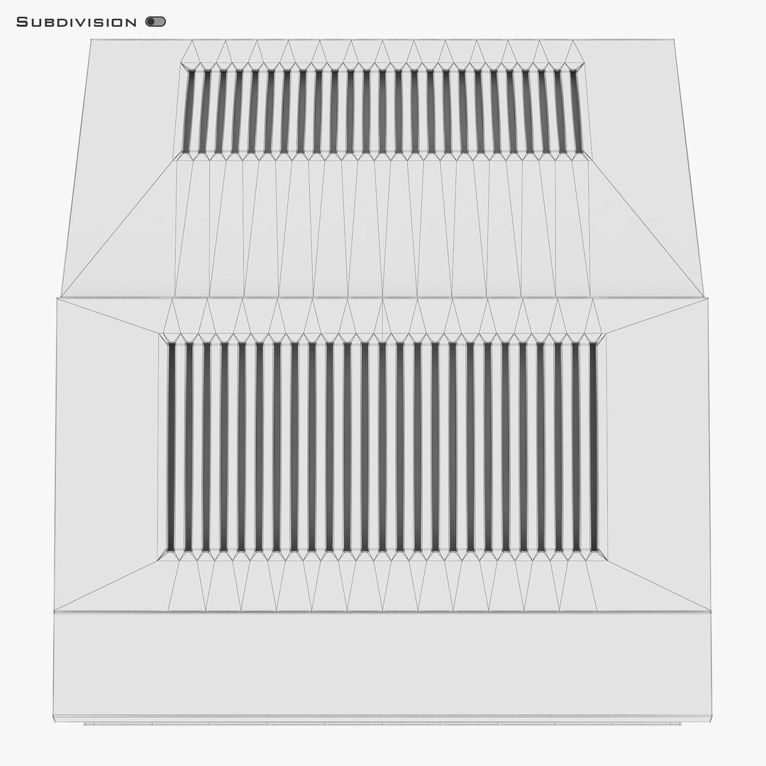 CRT Monitor 3D Model – High Poly Vintage Display, FBX, OBJ - View 33