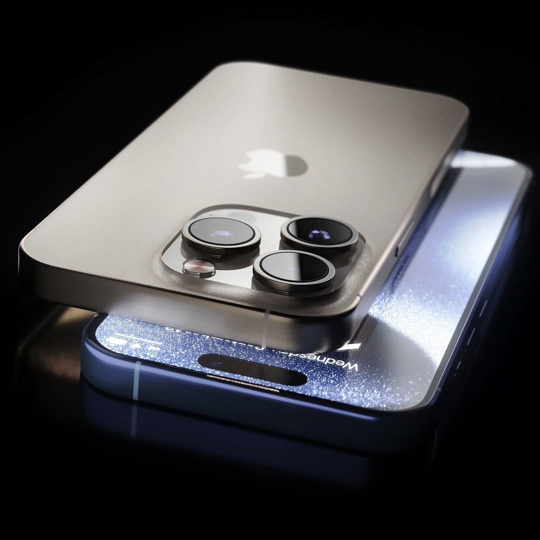 Apple iPhone 15 Pro 3D Model – High Poly PBR Asset, FBX, Game Ready - View 4