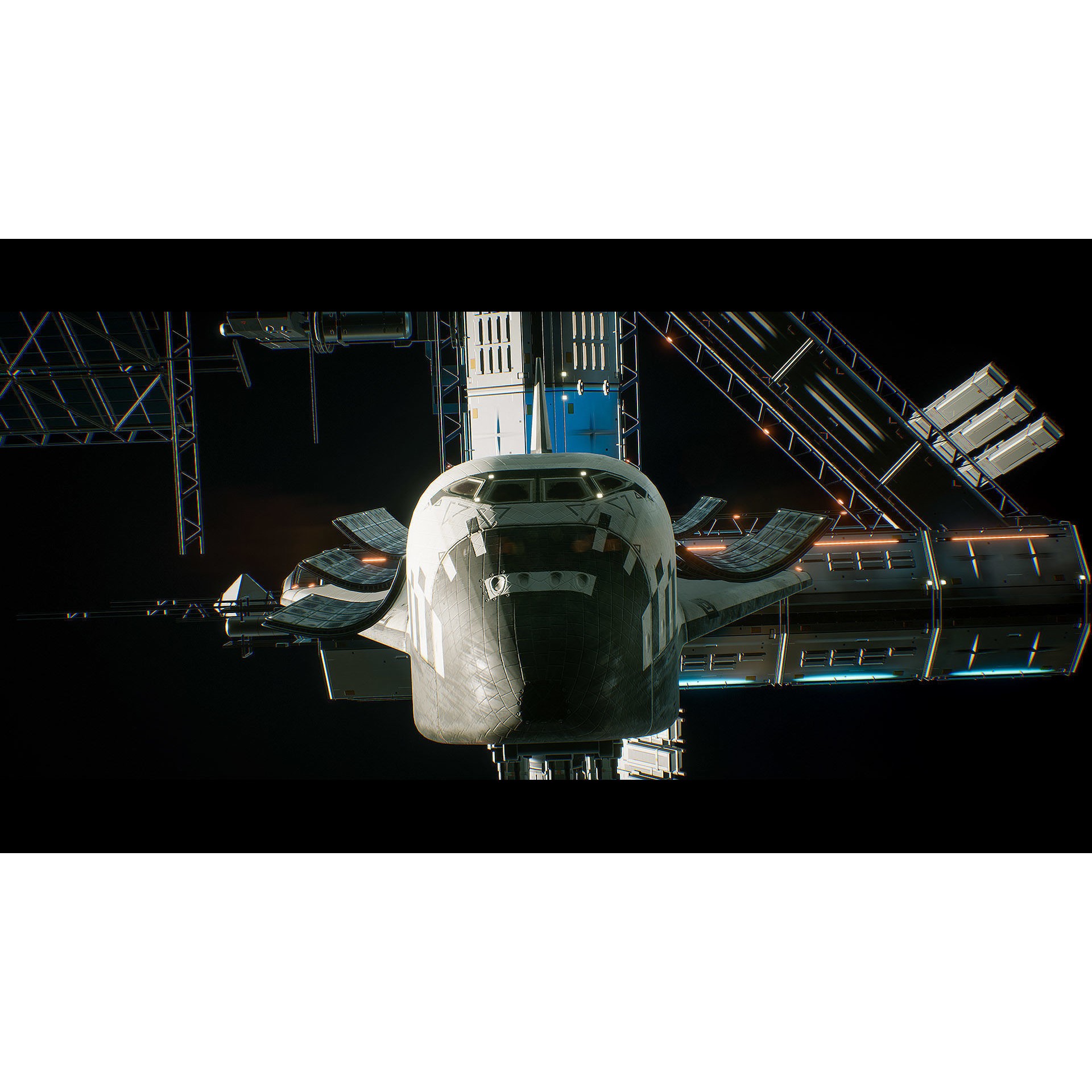 Orbital Space Station Kit - Low-Poly Game-Ready 3D Model - View 19