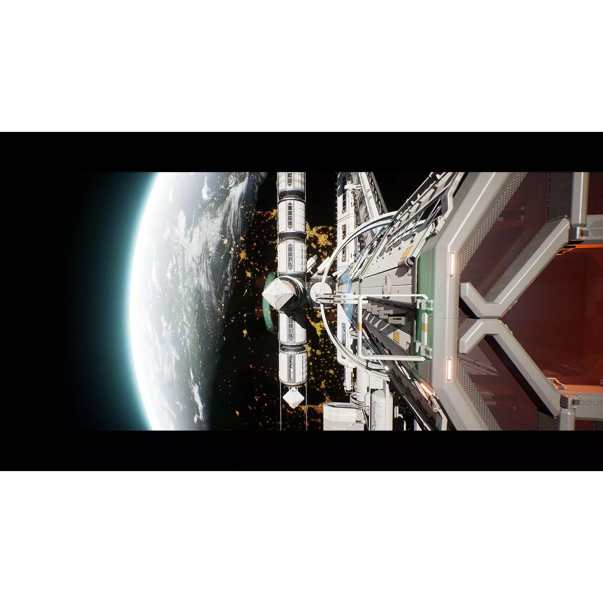 Orbital Space Station Kit - Low-Poly Game-Ready 3D Model - View 2