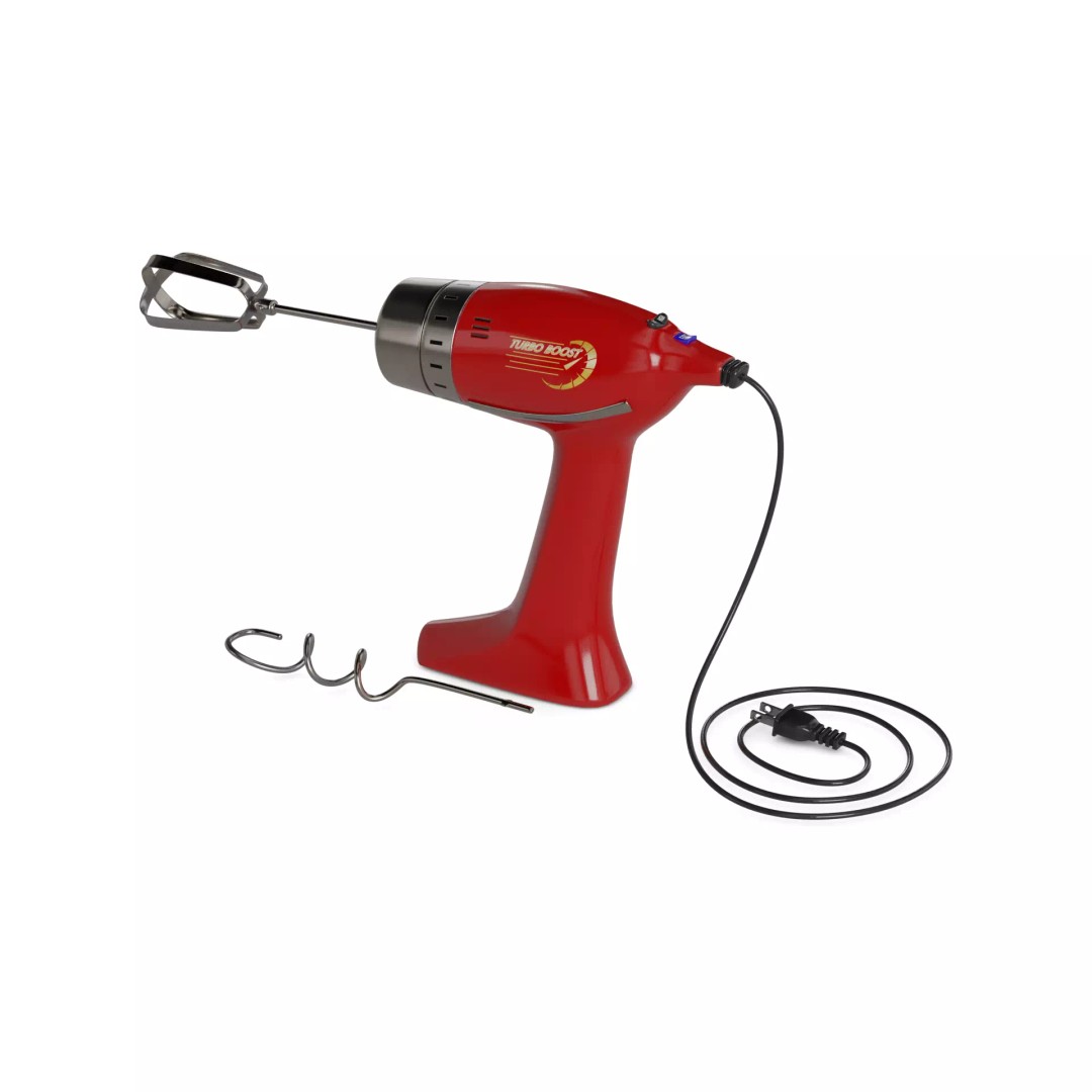 Hand Mixer 3D Model – Realistic Kitchen Appliance, Blender Format - View 2