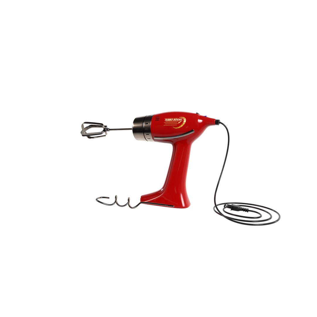 Hand Mixer 3D Model – Realistic Kitchen Appliance, Blender Format - View 6