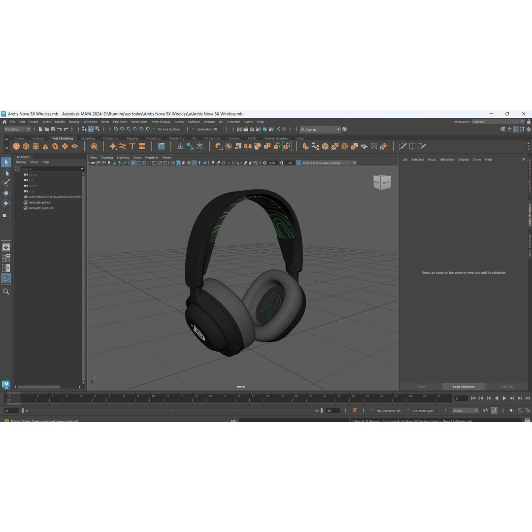 Arctis Nova 5X Wireless 3D Model – Low Poly Audio Headphone, FBX