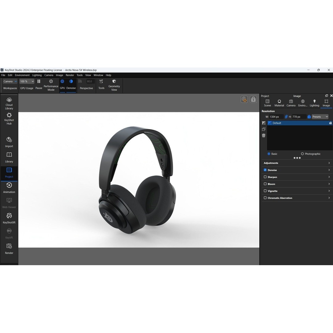 Arctis Nova 5X Wireless 3D Model – Low Poly Audio Headphone, FBX - View 19