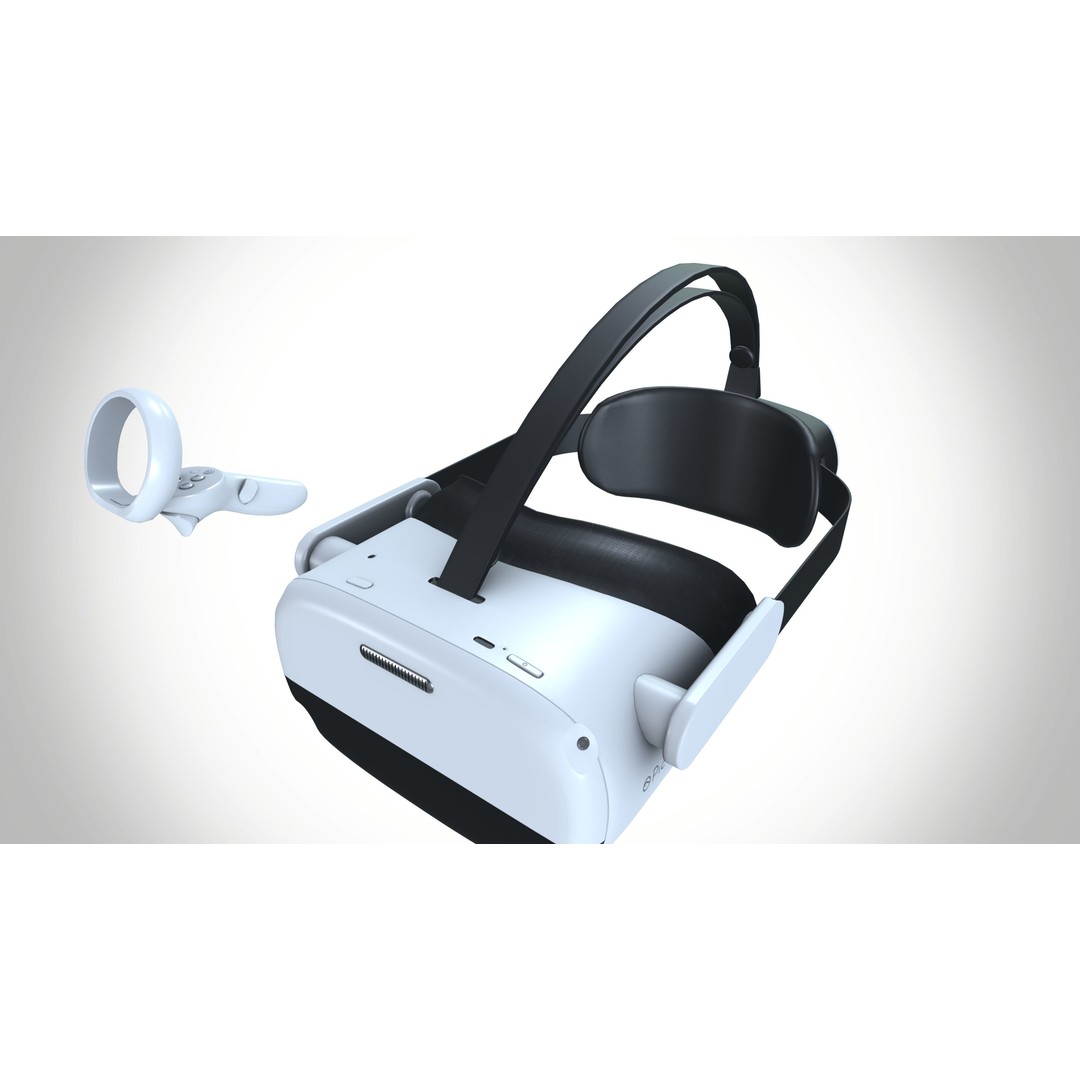 Pico Neo 3 3D Model – Low Poly VR Headset, FBX, Game Ready
