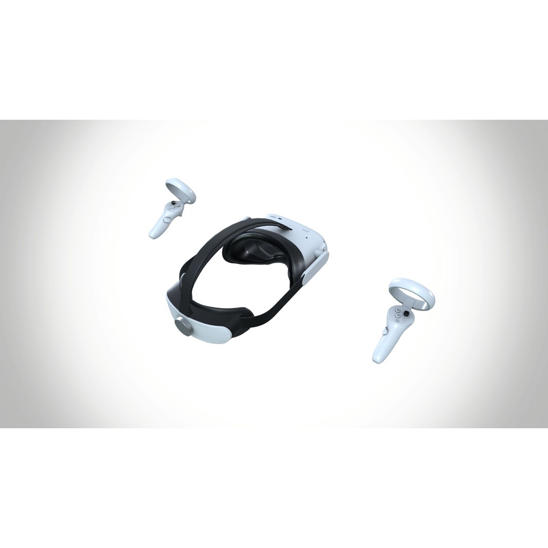 Pico Neo 3 3D Model – Low Poly VR Headset, FBX, Game Ready - View 6