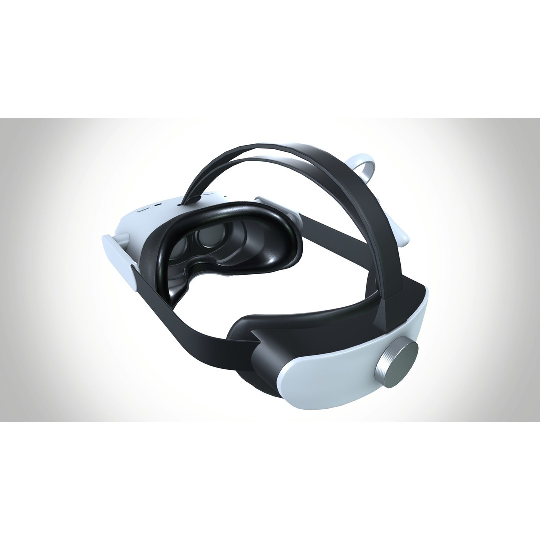 Pico Neo 3 3D Model – Low Poly VR Headset, FBX, Game Ready - View 8