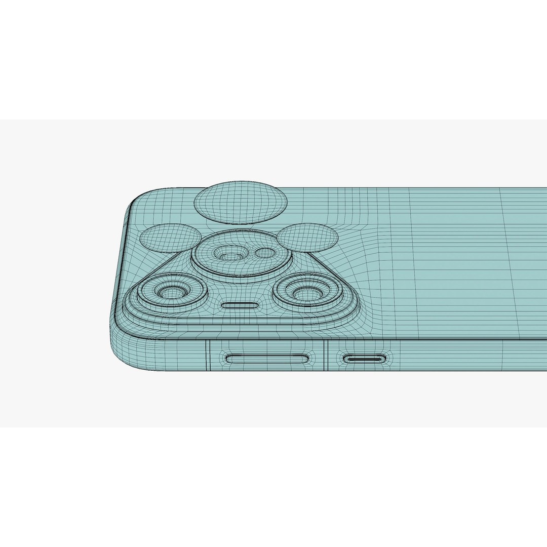 Huawei Pura 70 White 3D Model – Low Poly Game Asset, FBX, PBR Textures - View 19